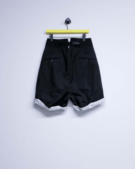  나마체코 숏팬츠 팬 테일러드 쇼츠 블랙 - NAMACHEKO