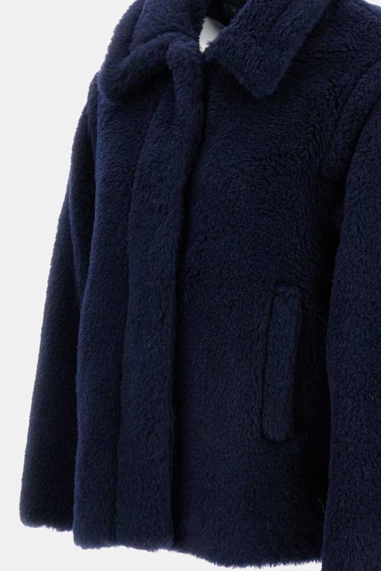  막스마라 코트 막스 마라 퍼  블루 - MAX MARA