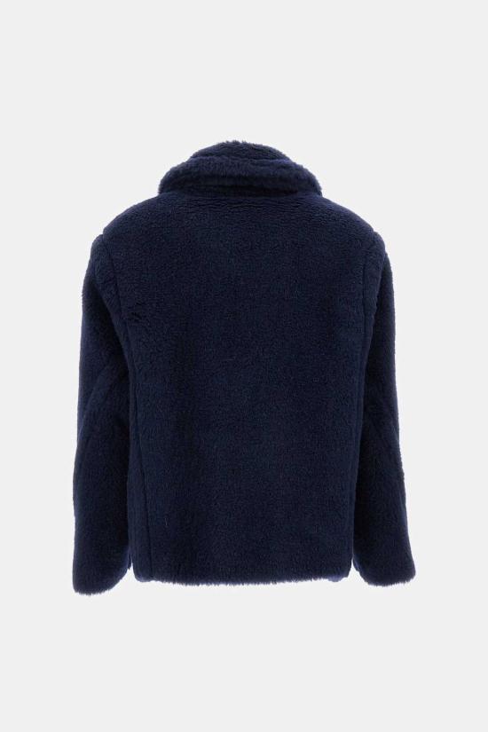  막스마라 코트 막스 마라 퍼  블루 - MAX MARA