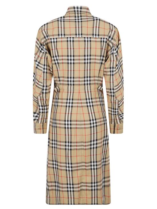 26SS 버버리 미디 원피스 8118880 B9368 Neutrals - BURBERRY