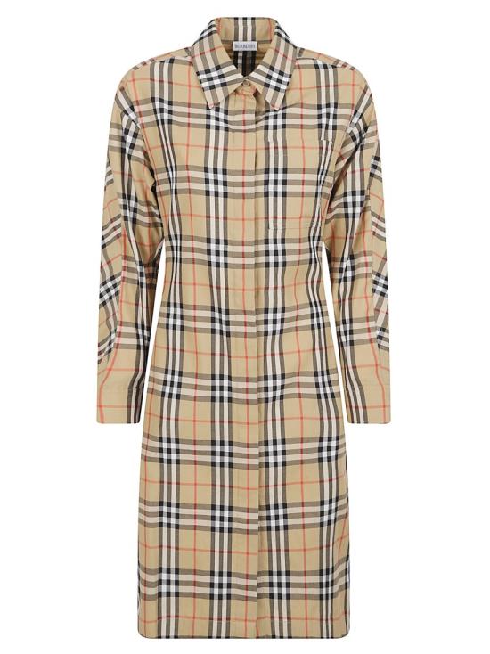 26SS 버버리 미디 원피스 8118880 B9368 Neutrals