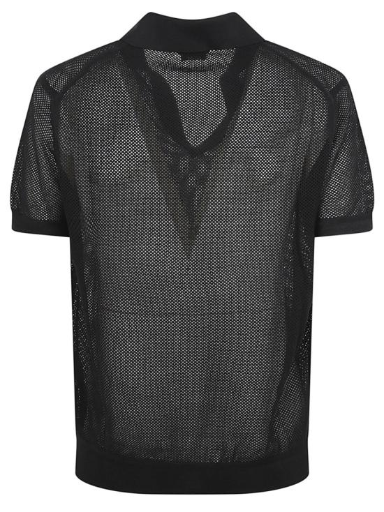 26SS 톰포드 폴로 티셔츠 KPS040YMC046NAA Black - TOMFORD