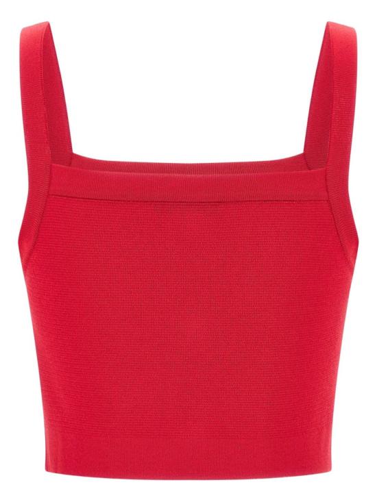  발망 민소매 티셔츠 브라스 탑 푸시아 - BALMAIN