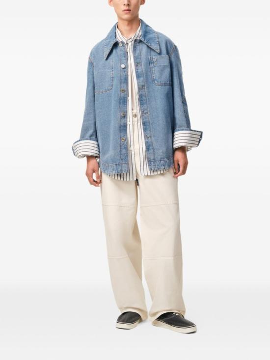 26SS 아미 데님 셔츠 UJK899 DE0046 480 Blue - AMI