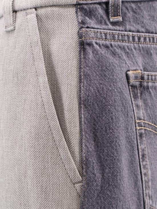  스텔라 맥카트니 스트레이트 팬츠 스텔라 매카트니 테일러링 믹스드 팬츠 그레이 - STELLA MCCARTNEY