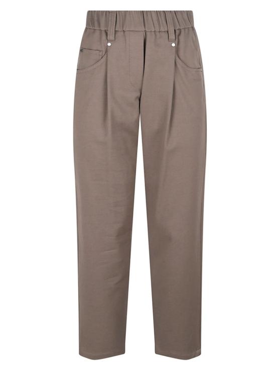 26SS 브루넬로 쿠치넬리 스트레이트 팬츠 MA126P8417 C3981 Brown