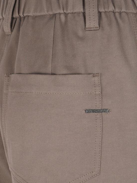 26SS 브루넬로 쿠치넬리 스트레이트 팬츠 MA126P8417 C3981 Brown - BRUNELLO CUCINELLI