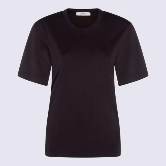  르메르 반팔 티셔츠 코튼 티셔츠 오징어 먹물