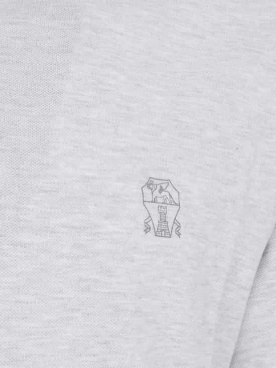 26SS 브루넬로 쿠치넬리 피케 폴로 셔츠 ME8548788 CH200 White - BRUNELLO CUCINELLI