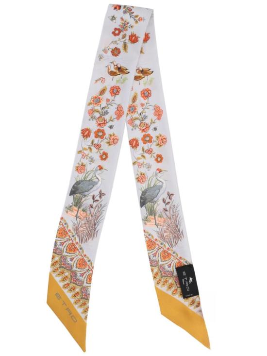  에트로 머플러/스카프 실크 스카프 멀티컬러