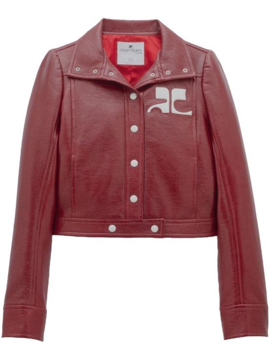26SS 쿠레쥬 가죽 자켓 PERCBL005VY0014 4034 Burgundy