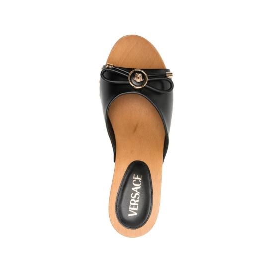  베르사체 부츠 플랫폼 스틸레토  블랙 - VERSACE