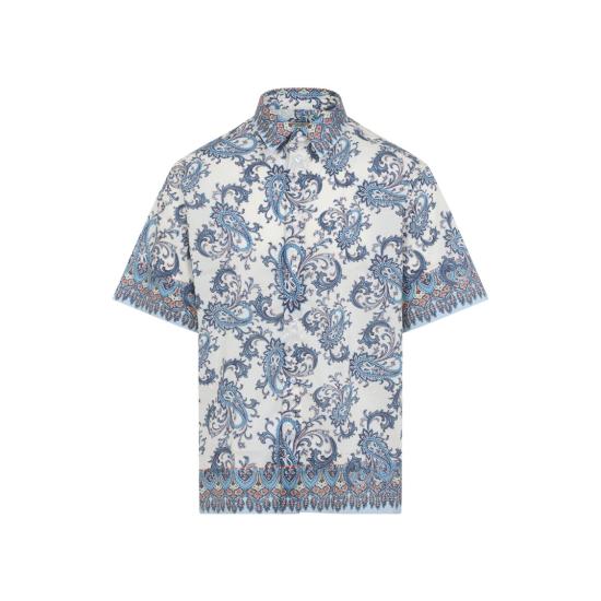 26SS 에트로 반팔 셔츠 MRIC0011 99SP5G7 Grey