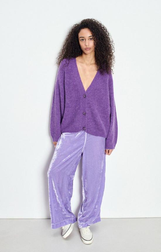  아메리칸 빈티지 가디건 이스트 딥 V넥  스웨터 코스모스 - AMERICAN VINTAGE