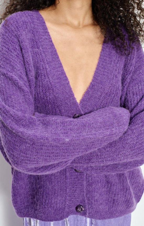  아메리칸 빈티지 가디건 이스트 딥 V넥  스웨터 코스모스 - AMERICAN VINTAGE