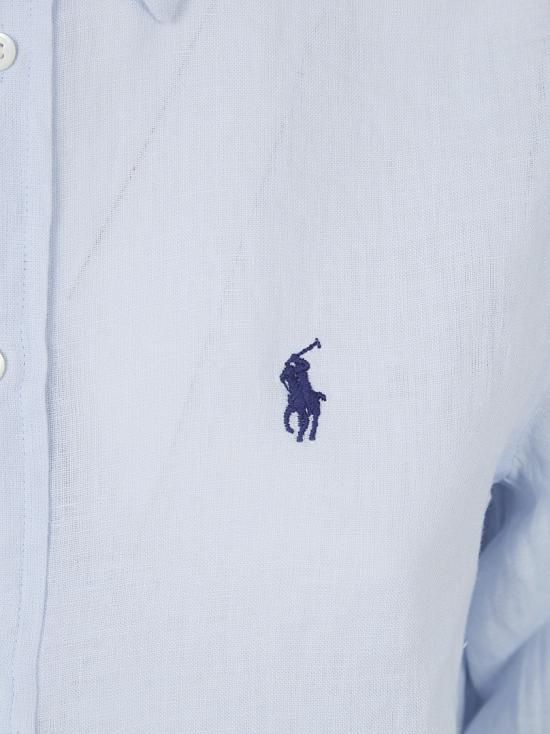 26SS 폴로 랄프로렌 포니 자수 리넨 셔츠 (211970730009) 211970730 503 White - POLO RALPH LAUREN