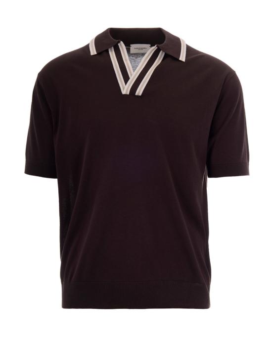 26SS 파올로 페코라 폴로 티셔츠 8297405 Black