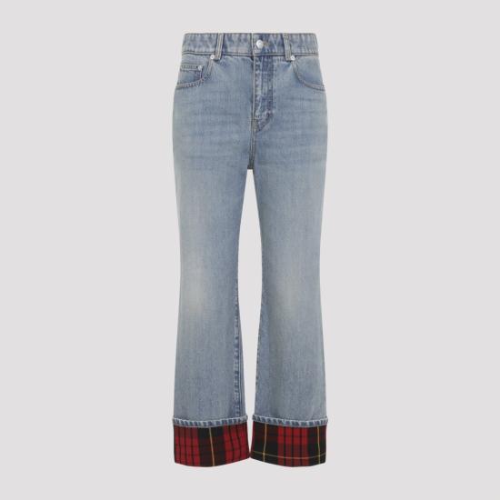 26SS 알렉산더 맥퀸 데님 팬츠 852181 QMAD0 Grey - ALEXANDER MCQUEEN