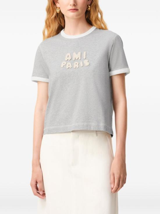 26SS 아미 반팔 티셔츠 UTS371 724 A079 Grey - AMI