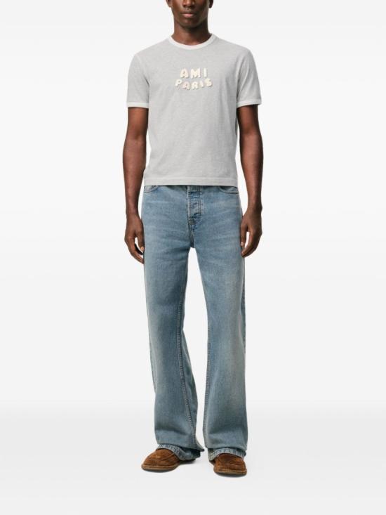 26SS 아미 반팔 티셔츠 UTS371 724 A079 Grey - AMI