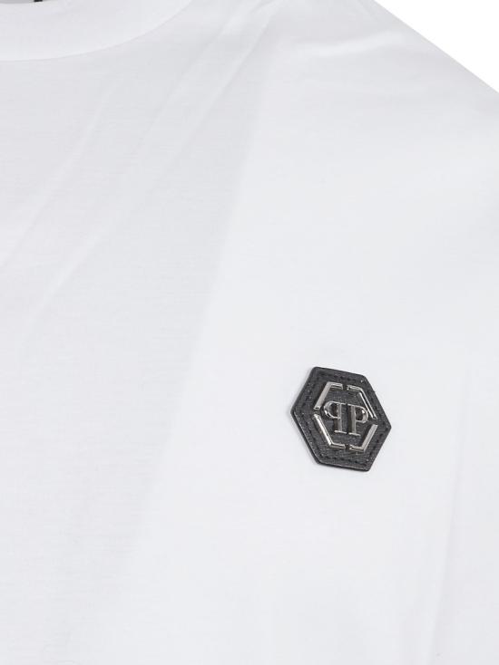 26SS 필립 플레인 반팔 티셔츠 MTK8740PJY002N01 White - PHILIPP PLEIN