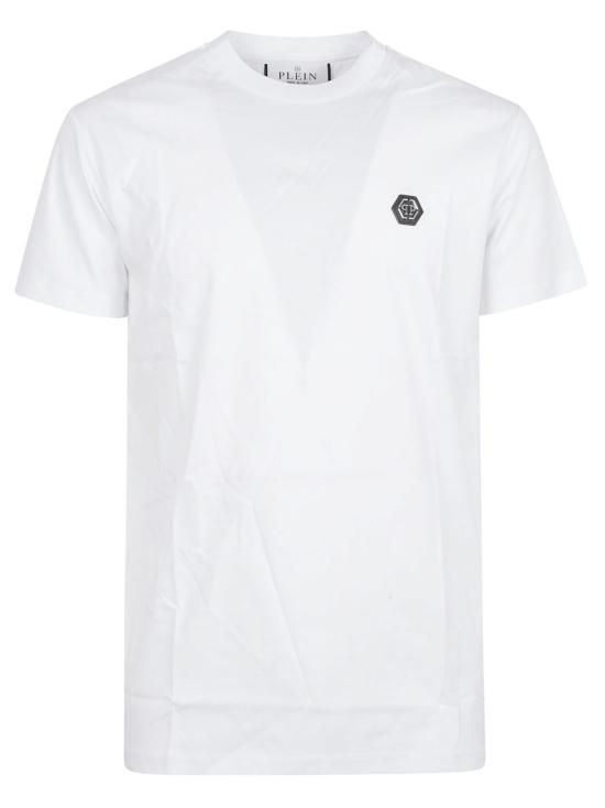 26SS 필립 플레인 반팔 티셔츠 MTK8740PJY002N01 White