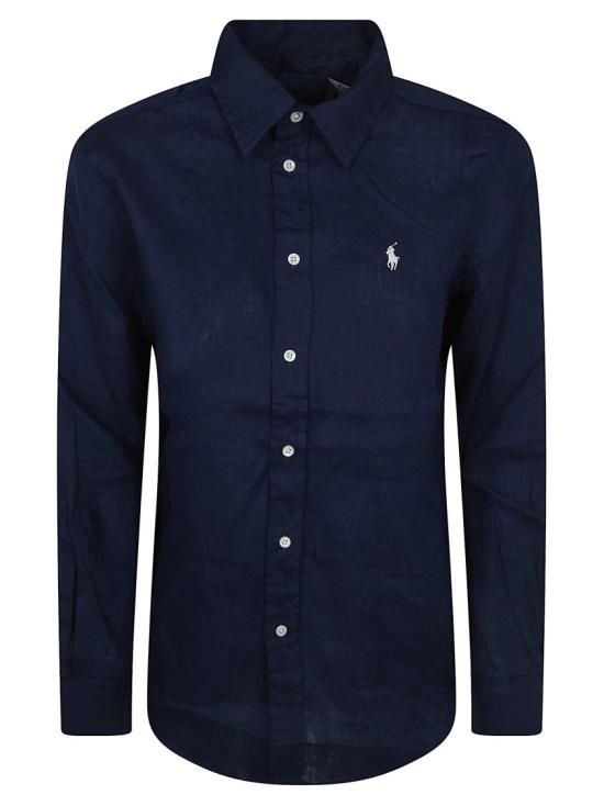 26SS 폴로 랄프로렌 포니 자수 리넨 셔츠 (211970730009) 211970730 519 Black