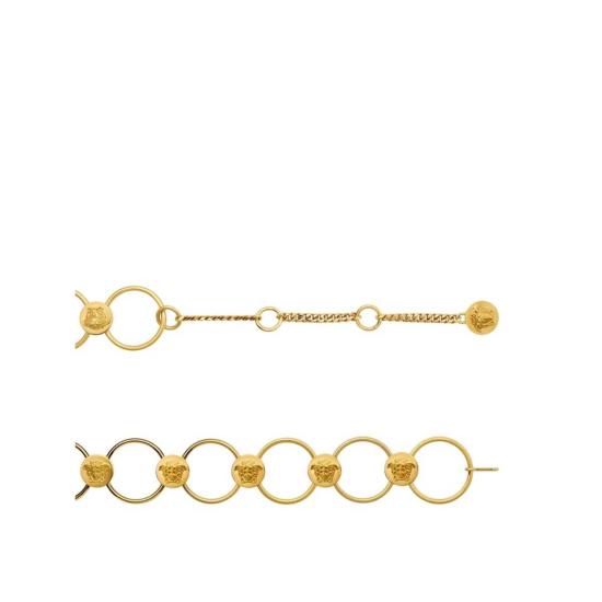  베르사체 슬림 벨트 메두사 헤드  골드 - VERSACE