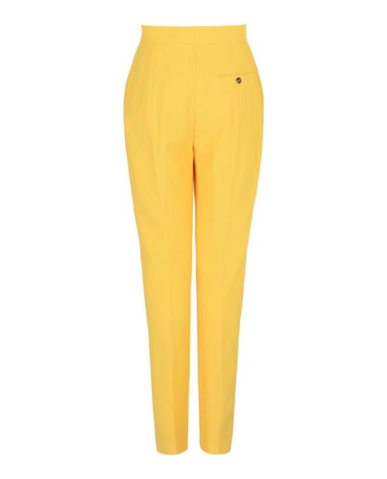  알렉산더 맥퀸 스트레이트 팬츠 761286 QJACX 7050 91486 40 Yellow - ALEXANDER MCQUEEN