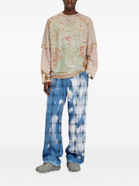 26SS 디젤 반팔 티셔츠 A23453 0SIBV 7GJA Neutrals - DIESEL