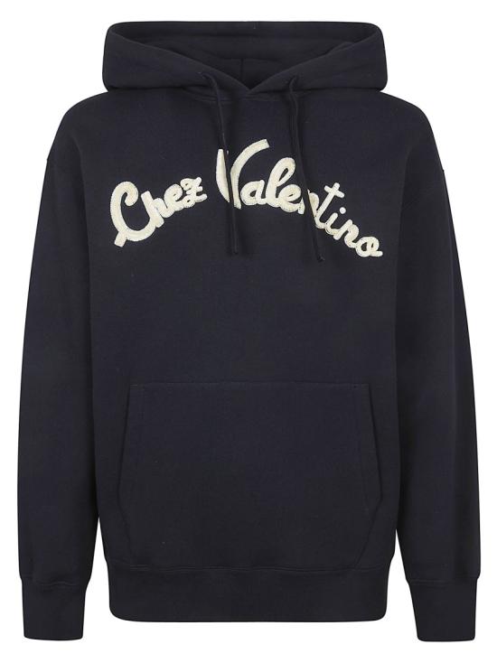 26SS 발렌티노 가라바니 후드 티셔츠 8V3MF28NBCS 0NO Black