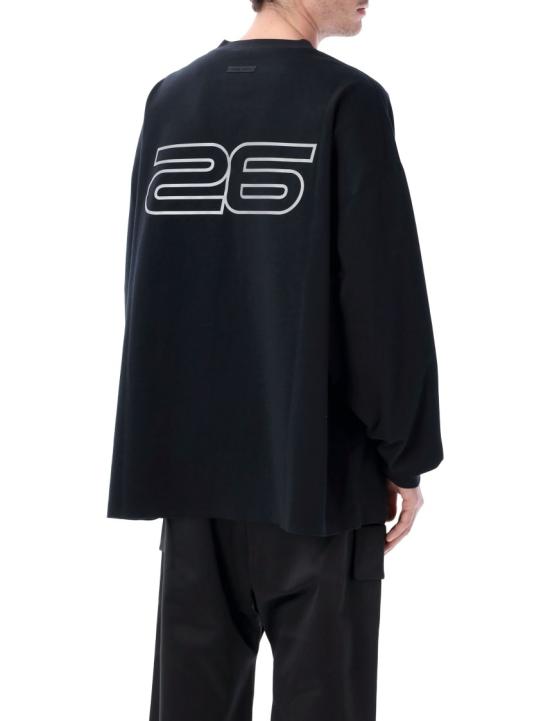 26SS 피어오브갓 반팔 티셔츠 125HO254541F Black - FEAR OF GOD