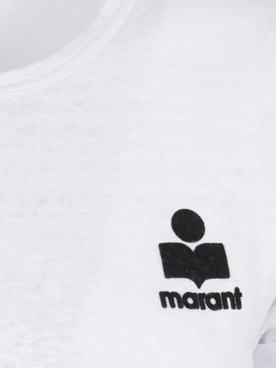 26SS 이자벨마랑에뚜왈 반팔 티셔츠 TS0315FAA1N09E20WH White - ISABEL MARANT ETOILE