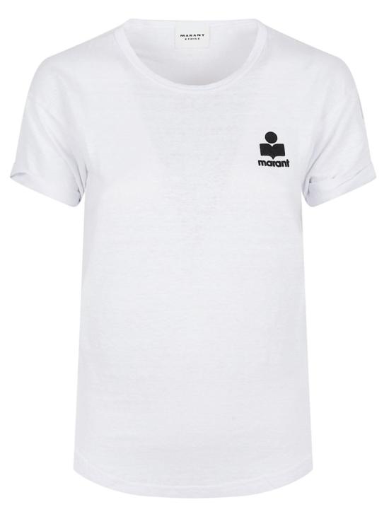 26SS 이자벨마랑에뚜왈 반팔 티셔츠 TS0315FAA1N09E20WH White