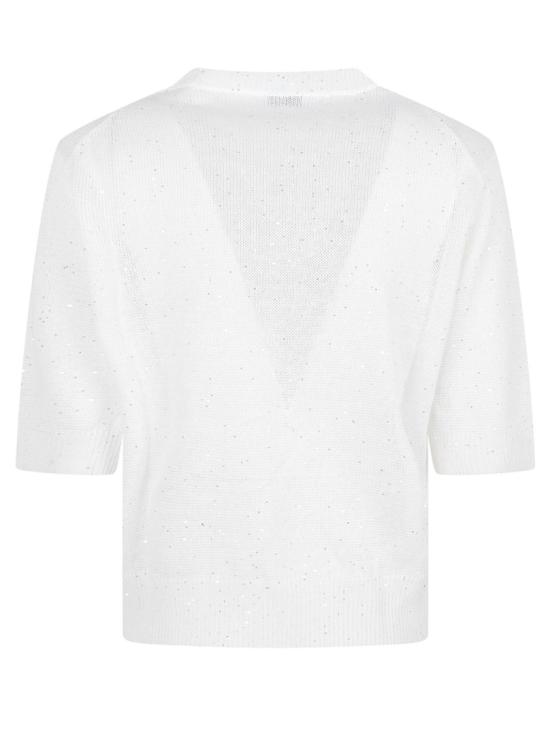 26SS 브루넬로 쿠치넬리 반팔 티셔츠 MDT746400 C159 White - BRUNELLO CUCINELLI