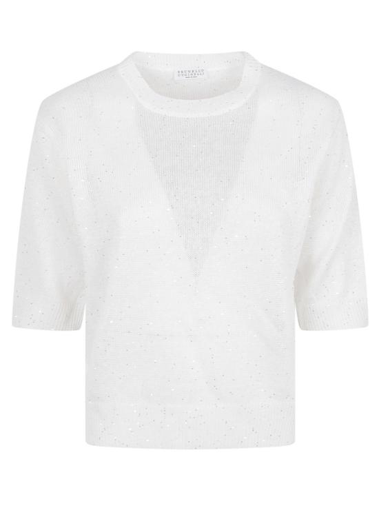 26SS 브루넬로 쿠치넬리 반팔 티셔츠 MDT746400 C159 White