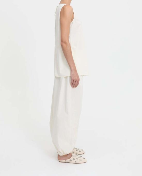  블랑카 스트레이트 팬츠 얀 팬츠 크림 - BLANCA