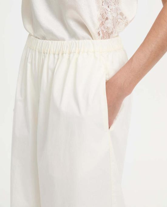  블랑카 스트레이트 팬츠 얀 팬츠 크림 - BLANCA