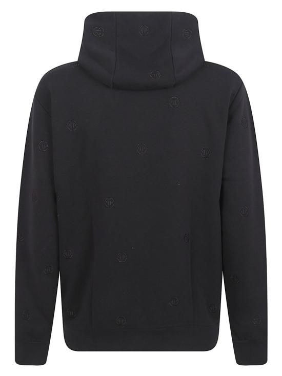 26SS 필립 플레인 후드 티셔츠 MJB3874PTE003N0202 Black - PHILIPP PLEIN
