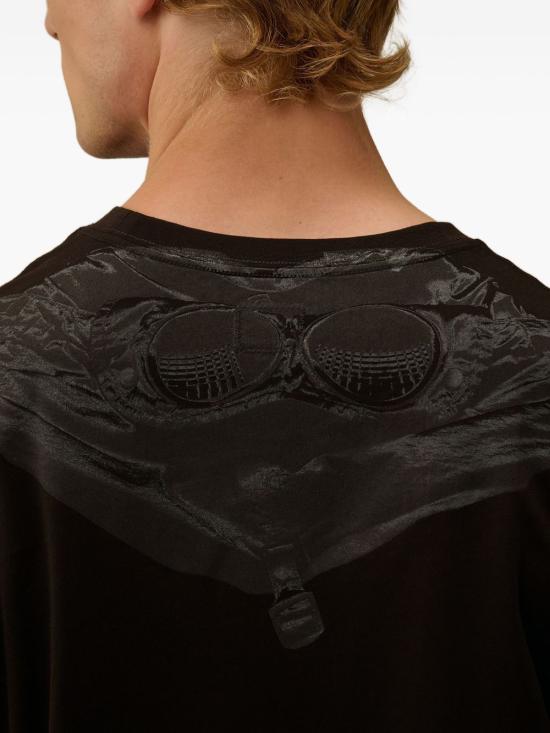 26SS 씨피 컴퍼니 반팔 티셔츠 RCCMTS725A005100W 999 Black - C.P. COMPANY