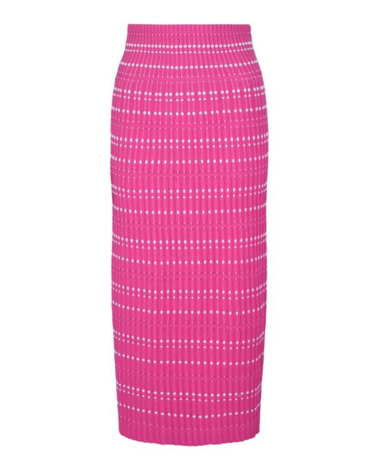 알렉산더 맥퀸 롱 스커트 758550 Q1A6P 6092 60653 S Pink
