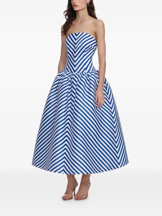 26SS 셀프 포트레이트 미디 원피스 SS26158MAN NAVY Blue - SELF PORTRAIT