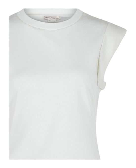  알렉산더 맥퀸 민소매 티셔츠 709088 QLAB7 9000 10145 38 White - ALEXANDER MCQUEEN