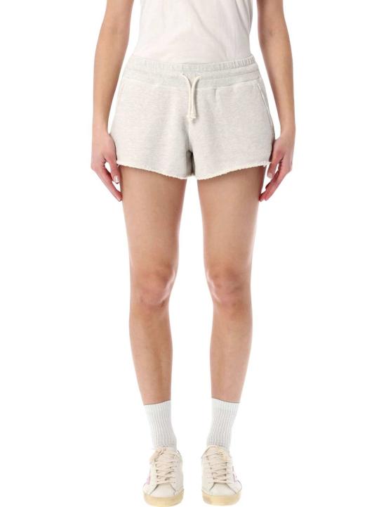  골든구스 숏팬츠 골든 구스 스웨트 쇼츠 빈티지 그레이 멜란지