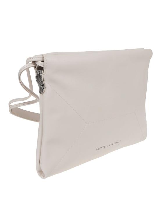 26SS 브루넬로 쿠치넬리 숄더백 MBXAD2808 C8905 White - BRUNELLO CUCINELLI