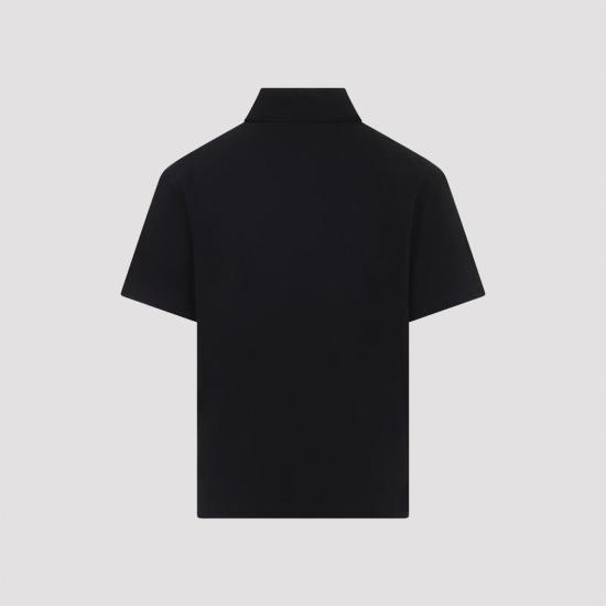  몽클레어 폴로 티셔츠 반팔 폴로 셔츠 블랙 - MONCLER