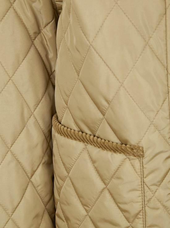 26SS 버버리 크롭 퀄티드 나일론 자켓 8107466 Neutrals - BURBERRY