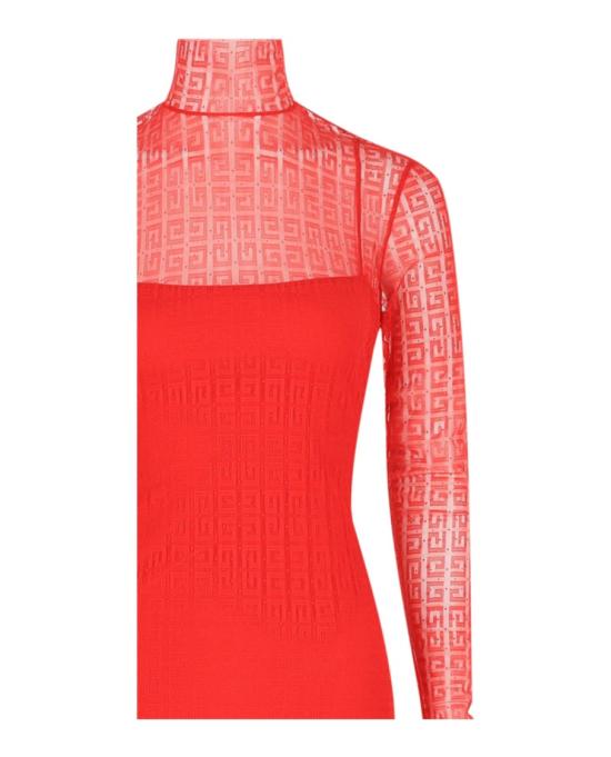  지방시 롱 원피스 BW21KL 20ET 640 60210 34 Red - GIVENCHY