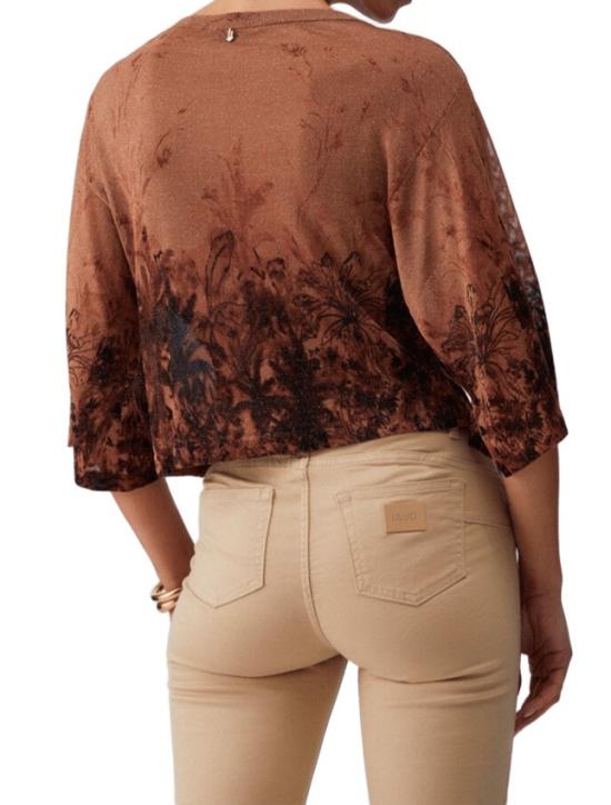 26SS 리우조 블라우스 CA6355 MA71N Brown - LIU JO