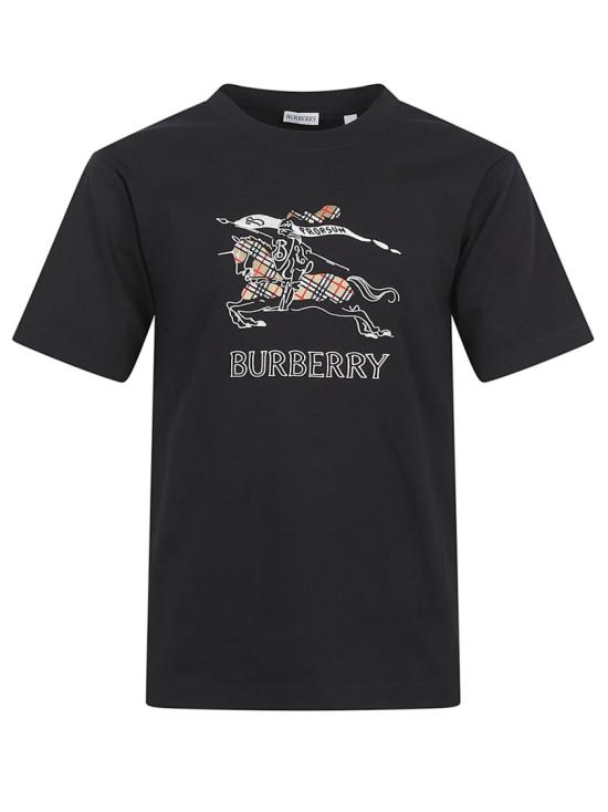 26SS 버버리 릴렉스드 핏 EKD 스케치 코튼 티셔츠 8121033 A1189 Black